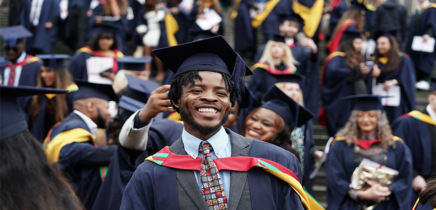 Image of student at Graduation ceremony